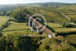Photo aérienne pont chemin de fer à Sancerre Photo aérienne pont chemin de fer à Sancerre